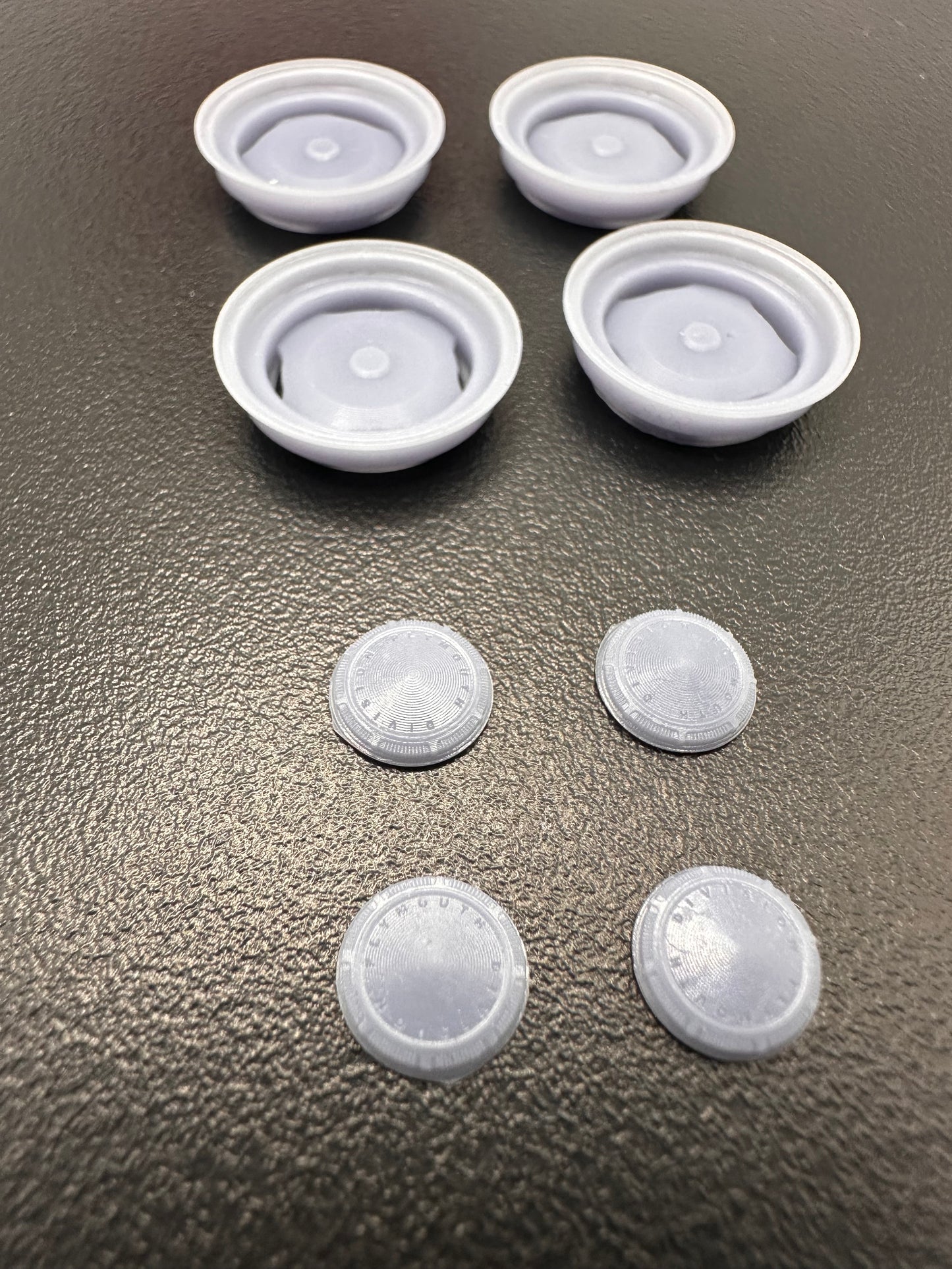 1/25 15" Steelie Wheels w/Caps for AMT 1969 Road Runner | Heath’s Model Works