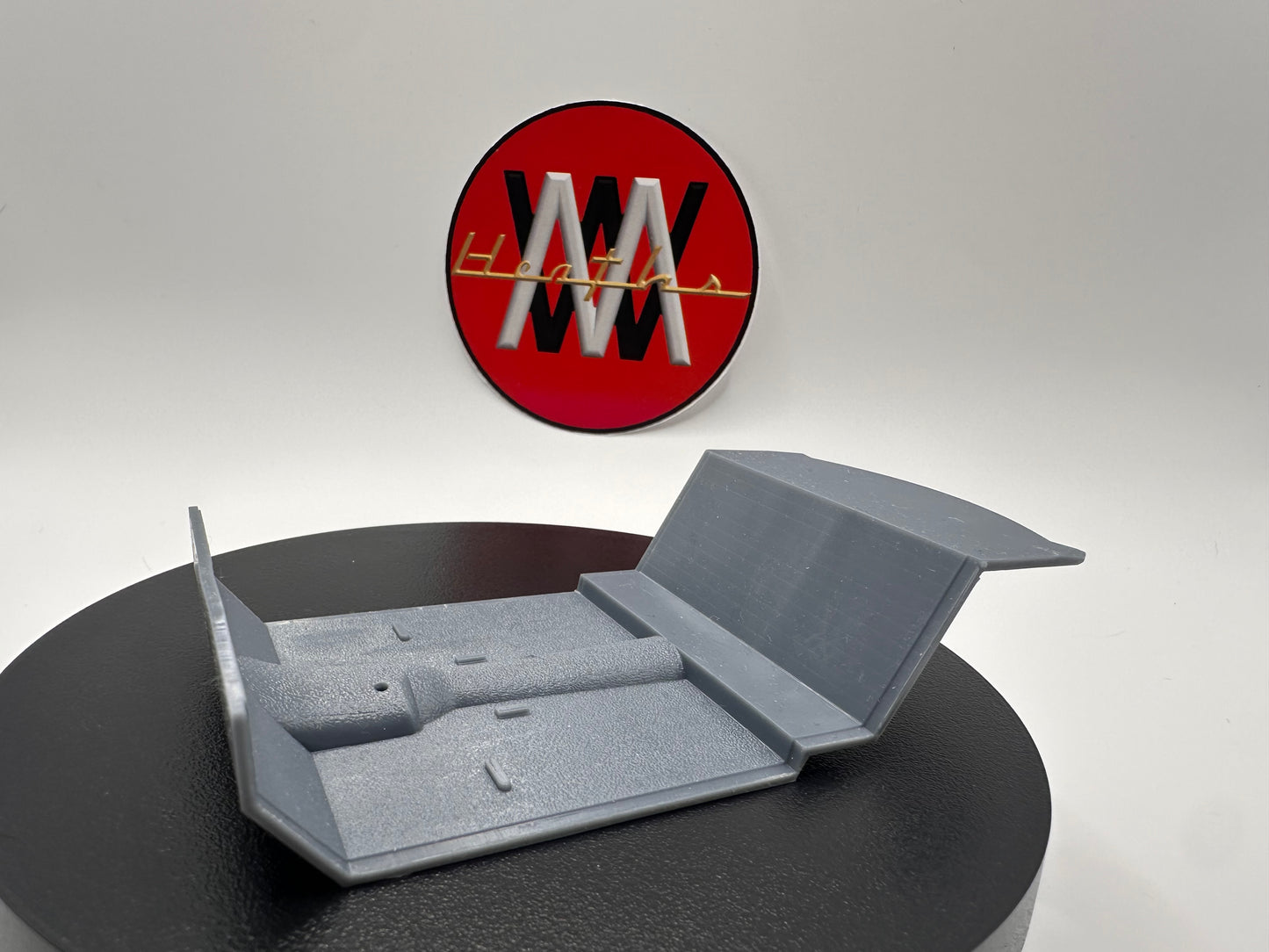 1/25 scale Interior tub, Plymouth/Dodge B-Body, for kit bashing Johan body on AMT chassis. Heaths Model Works