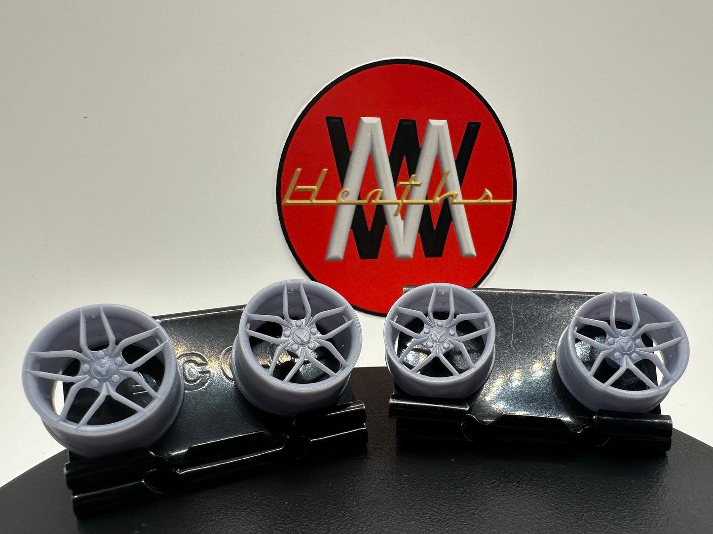 1/25 ZR1 5 spoke Wheels for Revell C8 Corvette Model | Heath's Model Works | 3D Print