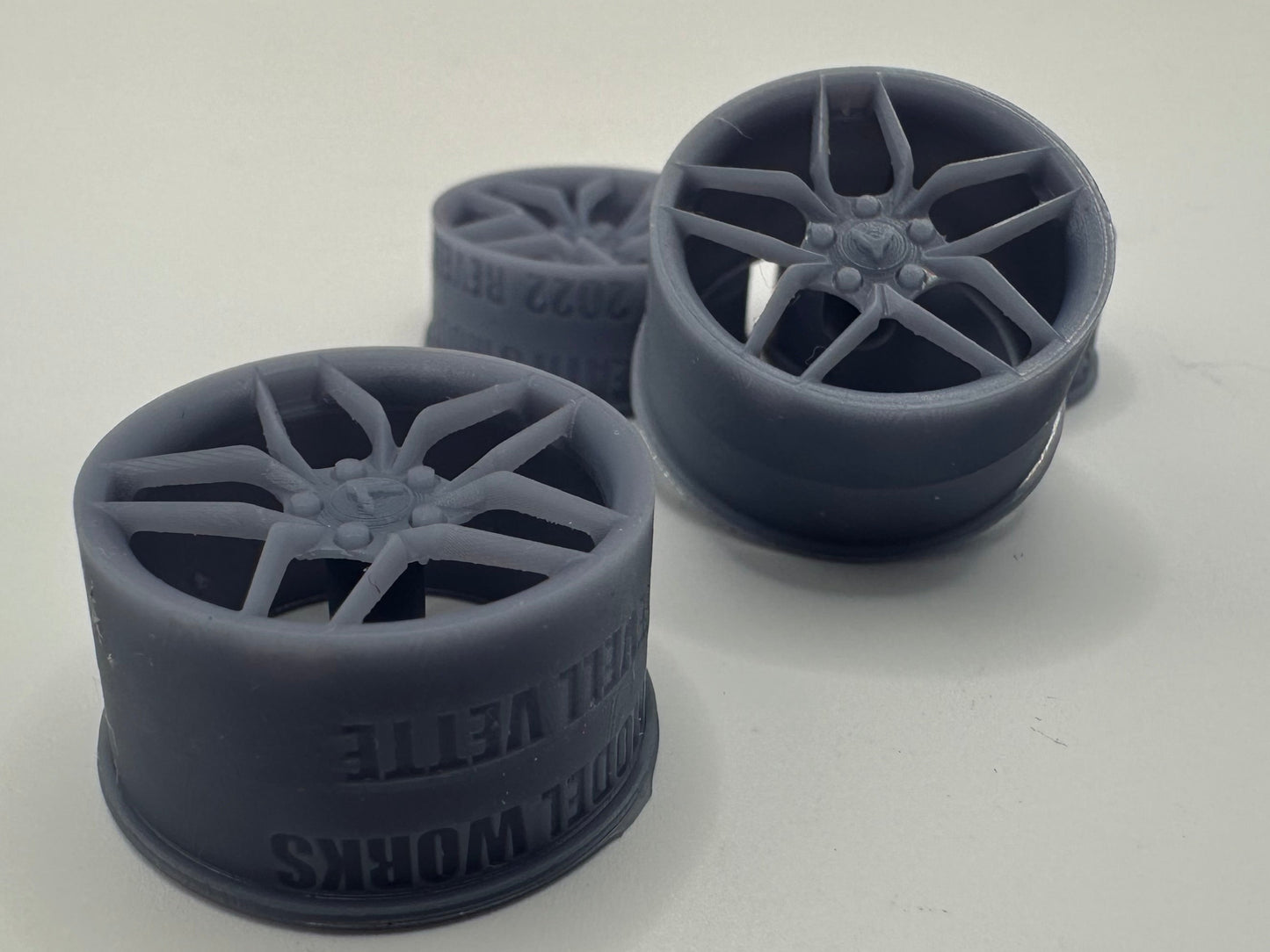 1/25 ZR1 5 spoke Wheels for Revell C8 Corvette Model | Heath's Model Works | 3D Print