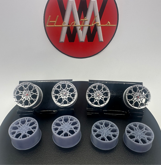 1/25 ZR1 Wheels for Revell C8 Corvette Model | Heath's Model Works | 3D Print