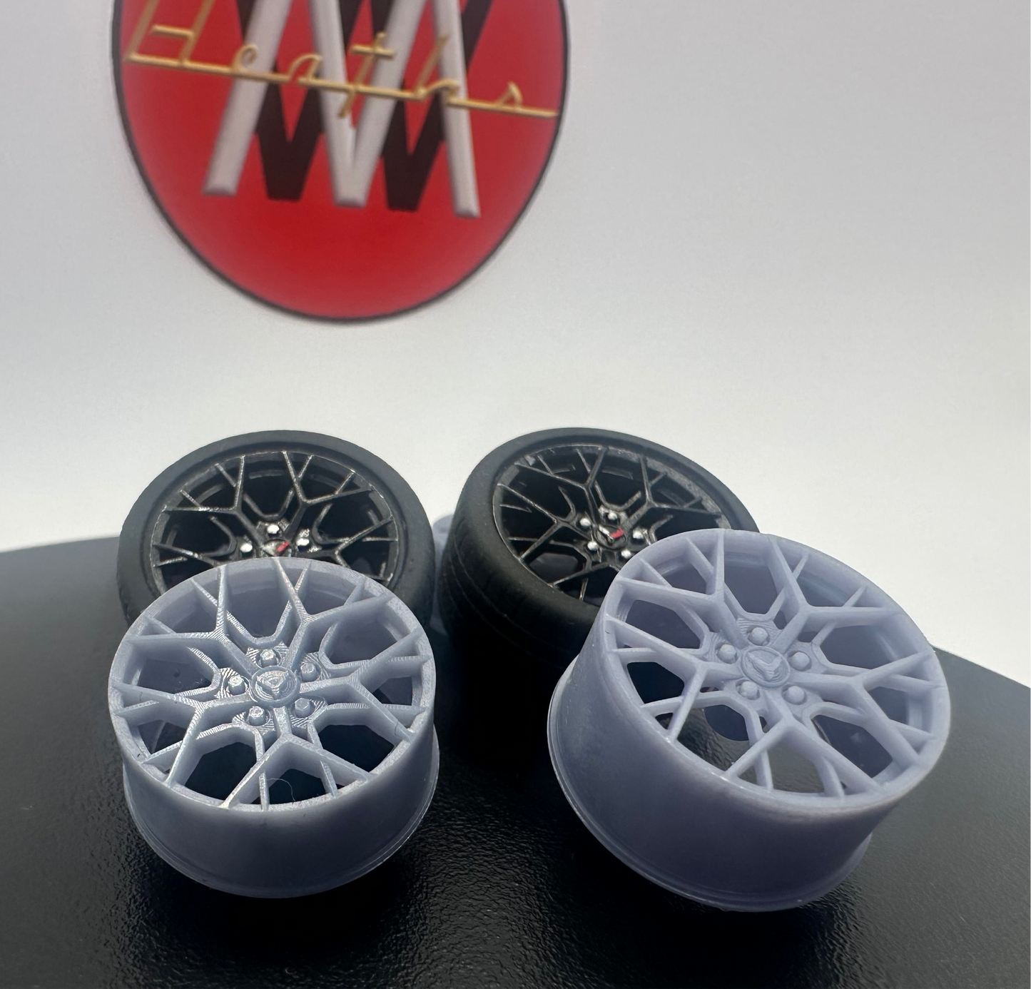 1/25 ZR1 Wheels for Revell C8 Corvette Model | Heath's Model Works | 3D Print