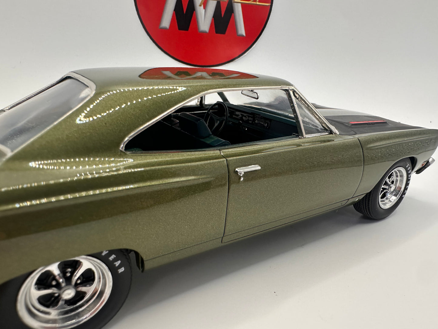AMT 1968 Roadrunner 1/25 Scale Keystone Klassic Wheels (also fit 1969 GTX). 3D printed resin, Heaths Model Works