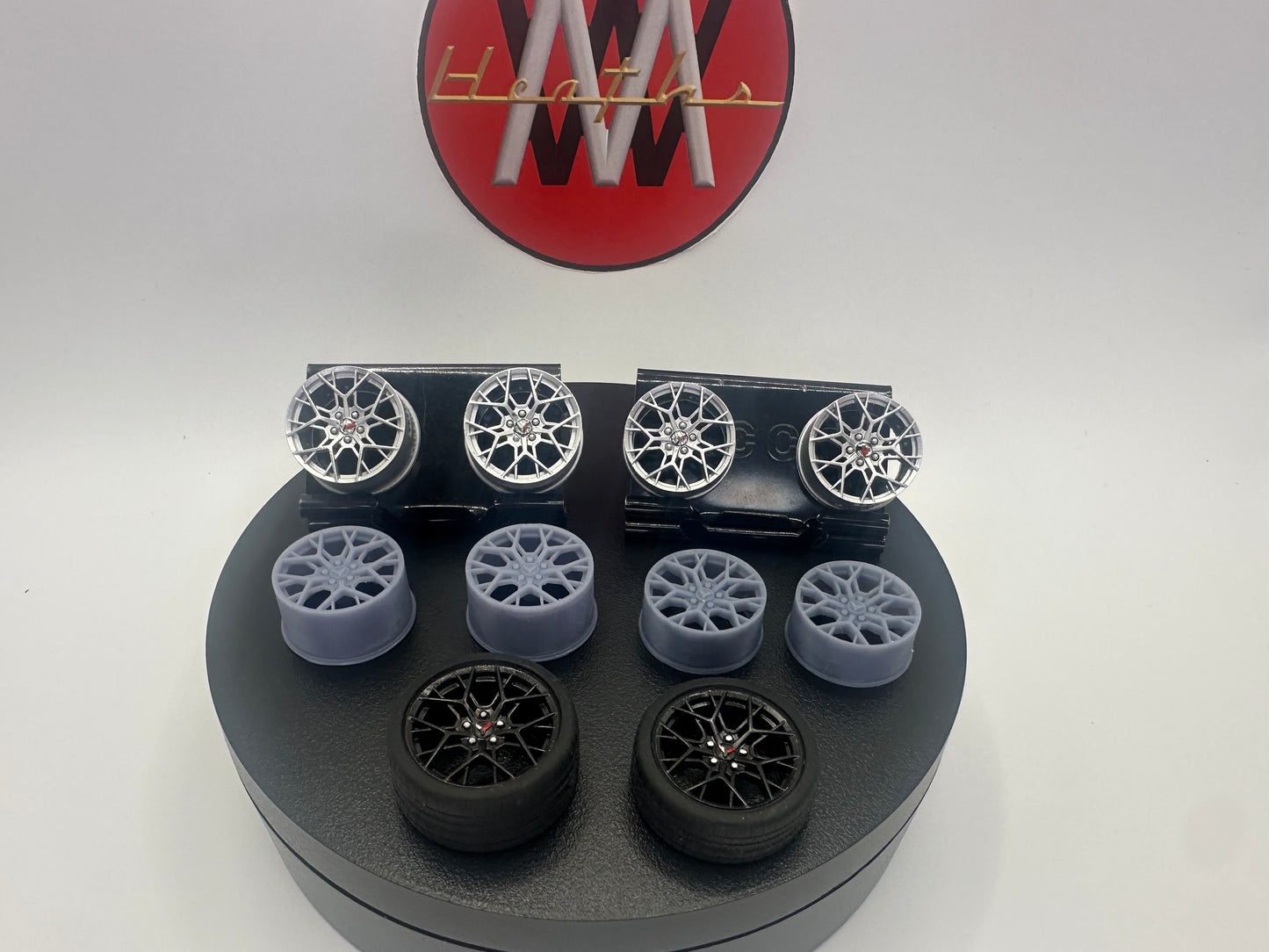 1/25 ZR1 Wheels for Revell C8 Corvette Model | Heath's Model Works | 3D Print
