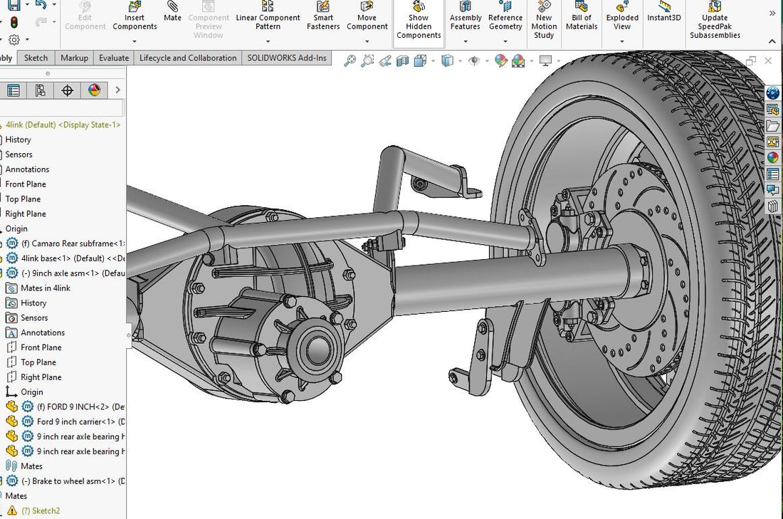1/12 Scale Camaro, Four Link Update
