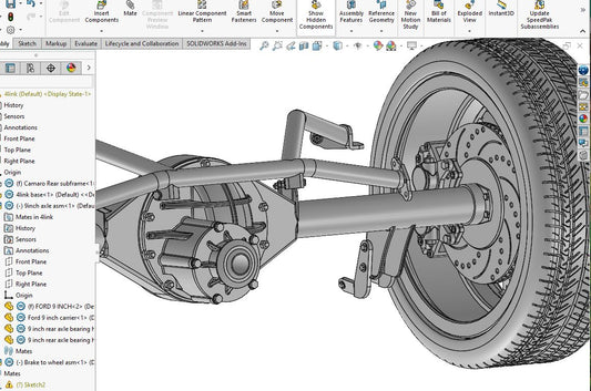 1/12 Scale Camaro, Four Link Update