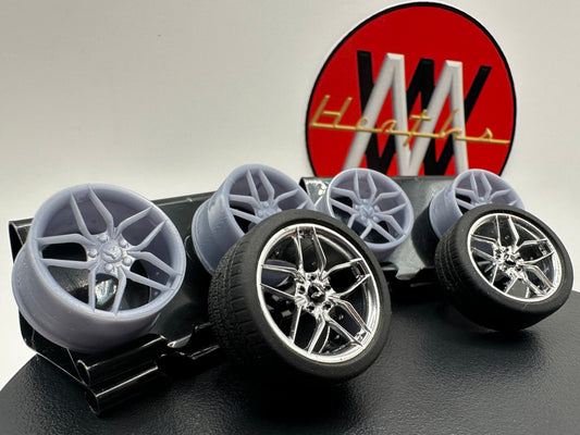 Another ZR1 wheel set for the Revell C8 corvette