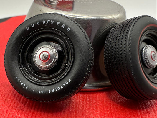 1/25 1969-74 Dodge Steelies with Dog Dish Hub Caps and Fratzog Logo