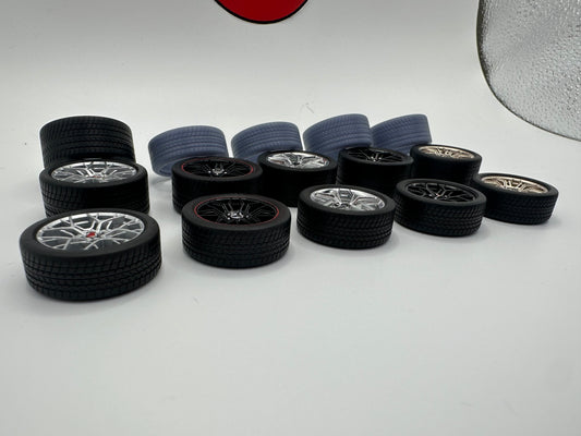 1/25 scale Revell C8 Corvette Pilot Sport All Season Tire set.