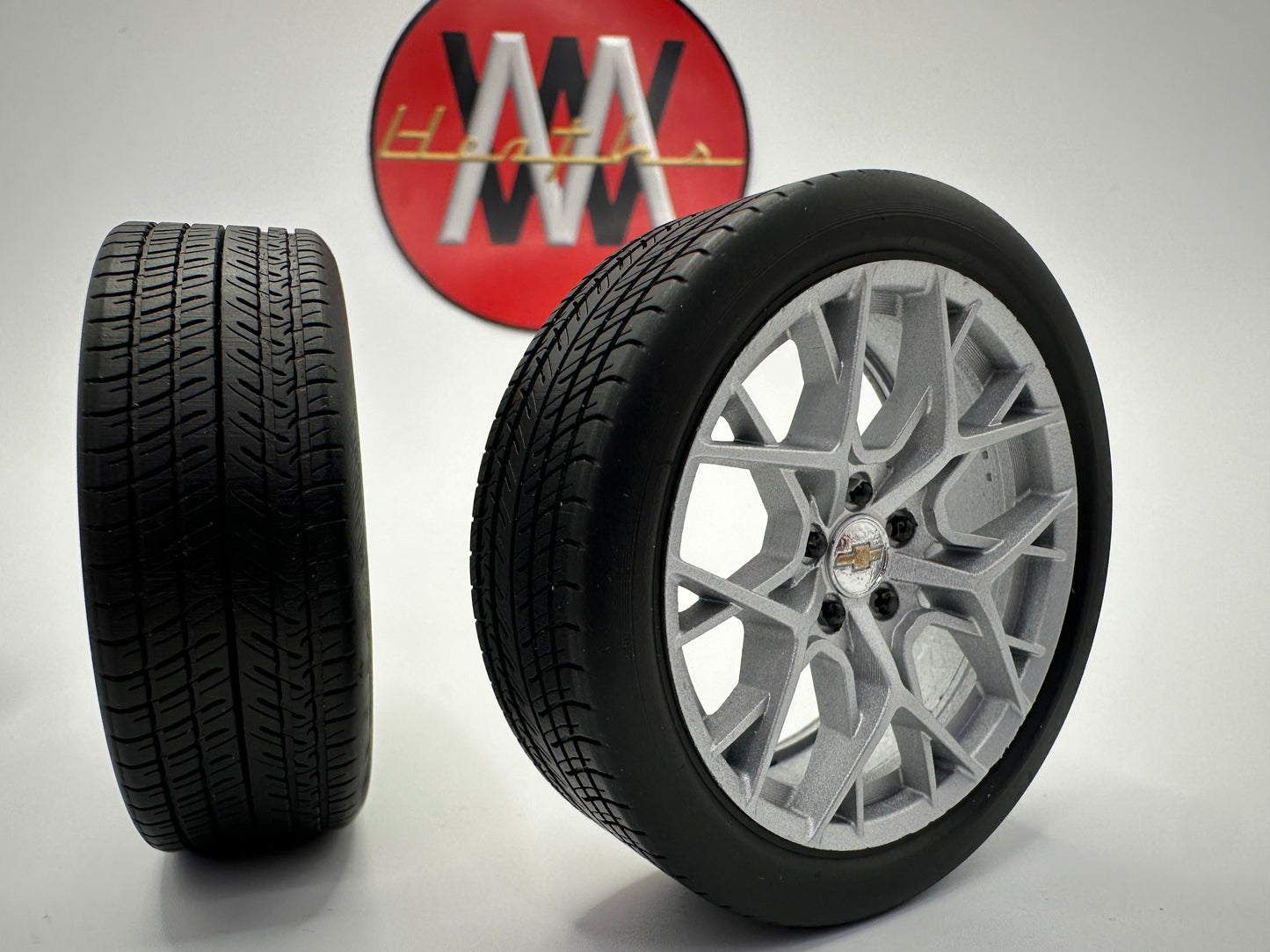 1/12 Scale Revell 1969 Camaro Wheels and Tires (C8 Corvette inspired)