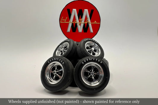 AMT 1968 Road Runner, 1969 GTX & MPC 1970 Super Bee 1/25 Scale Keystone Klassic Wheels