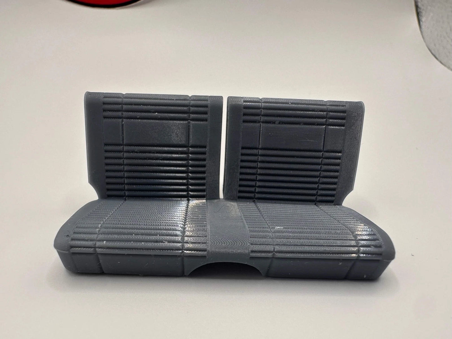 1/25 scale 1969 Road Runner front bench seat for Heath's Model Works interior tub